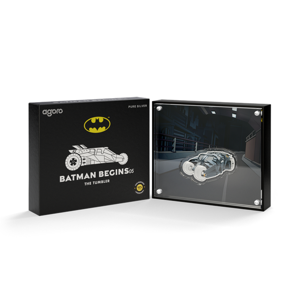 102187 - Main Batman Begins™ '05 - The Tumbler 1/2 oz Silver Collectible Coin batman
