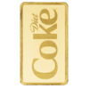 102202 - Front Bar 1g Gold Bar in TEP - Coca-Cola® Diet Coke 1g diet coke gold bar