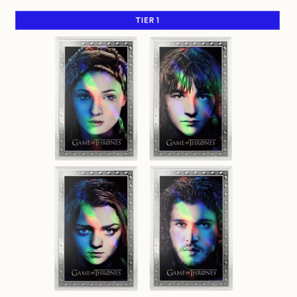 House of Stark Tier 1 Game of Thrones: House Stark - 5 g Foil Blind Box Game of Thrones: House Stark - 5 g Foil Blind Box