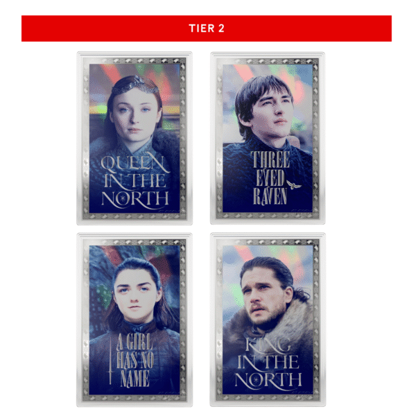 House of Stark Tier 2 Game of Thrones: House Stark - 5 g Foil Blind Box Game of Thrones: House Stark - 5 g Foil Blind Box