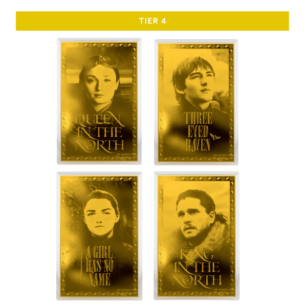 House of Stark Tier 3 (2) Game of Thrones: House Stark - 5 g Foil Blind Box Game of Thrones: House Stark - 5 g Foil Blind Box