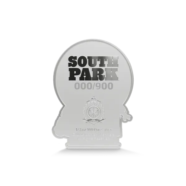 Trick or Treat Kenny NORMAL BACK South Park - Trick-or-Treat Kenny 1/3 oz Silver Collectible South Park