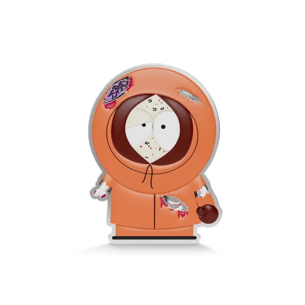 Trick or Treat Kenny NORMAL FRONT South Park - Trick-or-Treat Kenny 1/3 oz Silver Collectible South Park